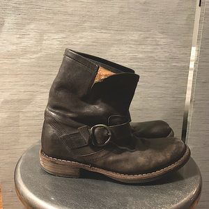 Fiorentini + Baker Dark Brown Leather Boots, size 6.5